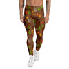 Wild West And Emoji Cowboy Style Print Pattern Men's Leggings-grizzshop