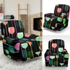 Wine Glass Pattern Print Recliner Cover-grizzshop