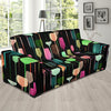 Wine Glass Pattern Print Sofa Covers-grizzshop