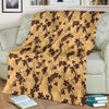 Wine Grape Pattern Print Blanket-grizzshop