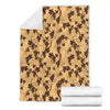 Wine Grape Pattern Print Blanket-grizzshop