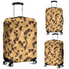 Wine Grape Pattern Print Luggage Cover Protector-grizzshop