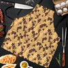 Wine Grape Pattern Print Men's Apron-grizzshop