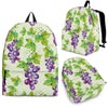 Wine Grape Print Pattern Backpack-grizzshop