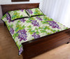 Wine Grape Print Pattern Bed Set Quilt-grizzshop