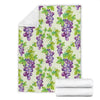 Wine Grape Print Pattern Blanket-grizzshop