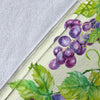 Wine Grape Print Pattern Blanket-grizzshop