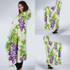 Wine Grape Print Pattern Hooded Blanket-grizzshop