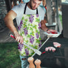 Wine Grape Print Pattern Men's Apron-grizzshop