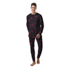 Wine Splash Print Pattern Men's Pajamas-grizzshop