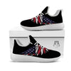 Wing Flag American Print White Athletic Shoes-grizzshop