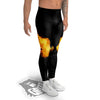 Wings Flame Print Men's Leggings-grizzshop