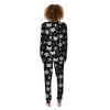 Witch And Ghost Black White Print Pattern Women's Pajamas-grizzshop