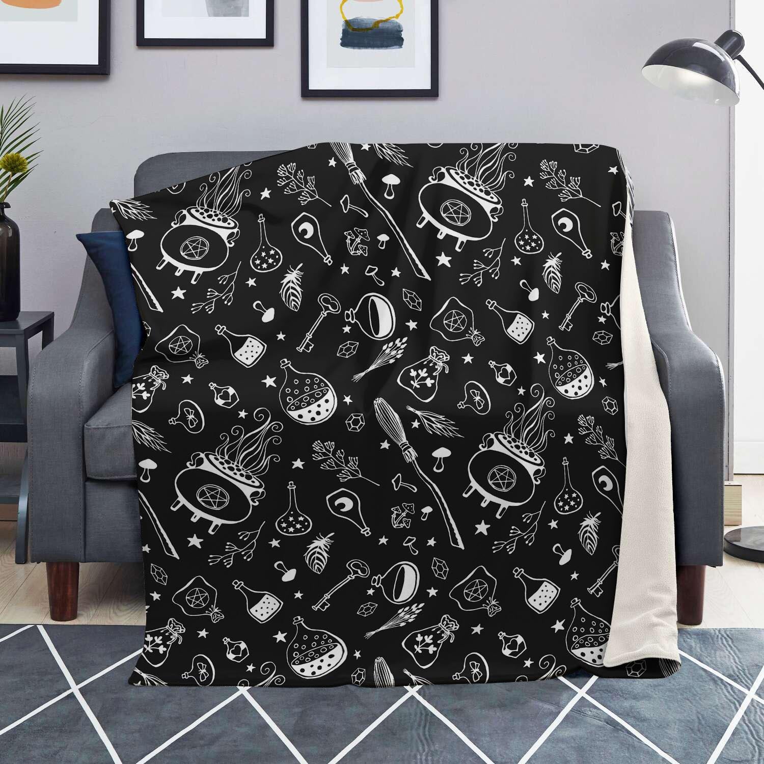 Witch Gothic Blanket-grizzshop