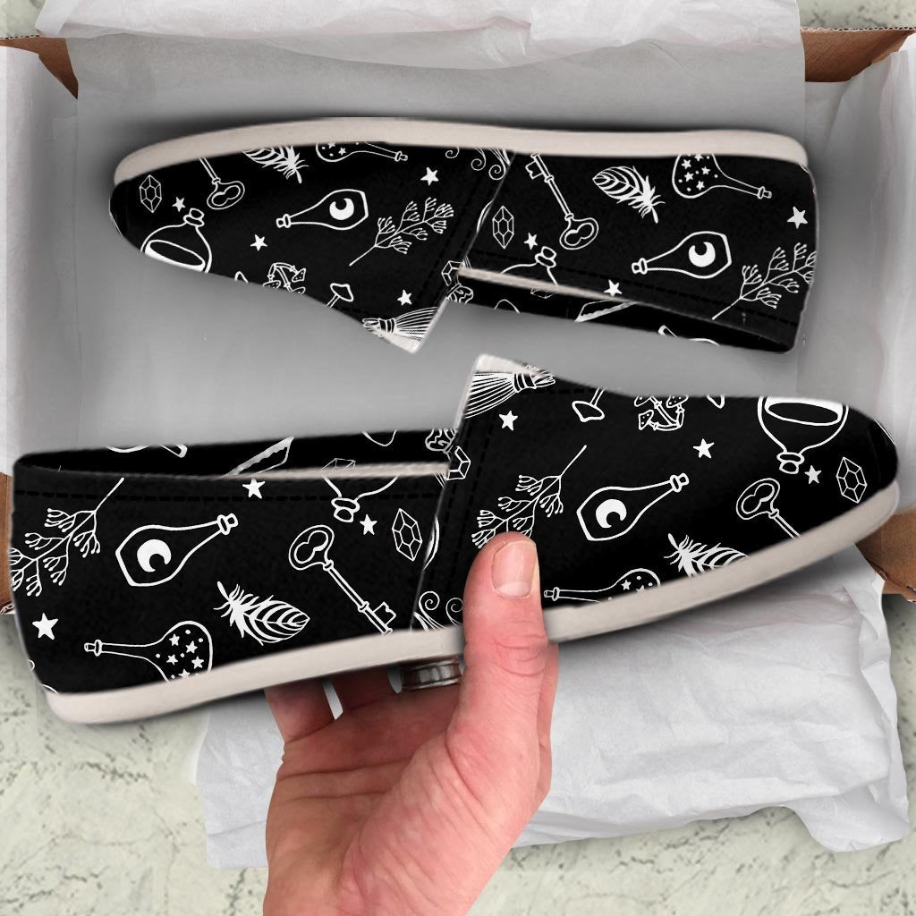 Witch Gothic Canvas Shoes-grizzshop
