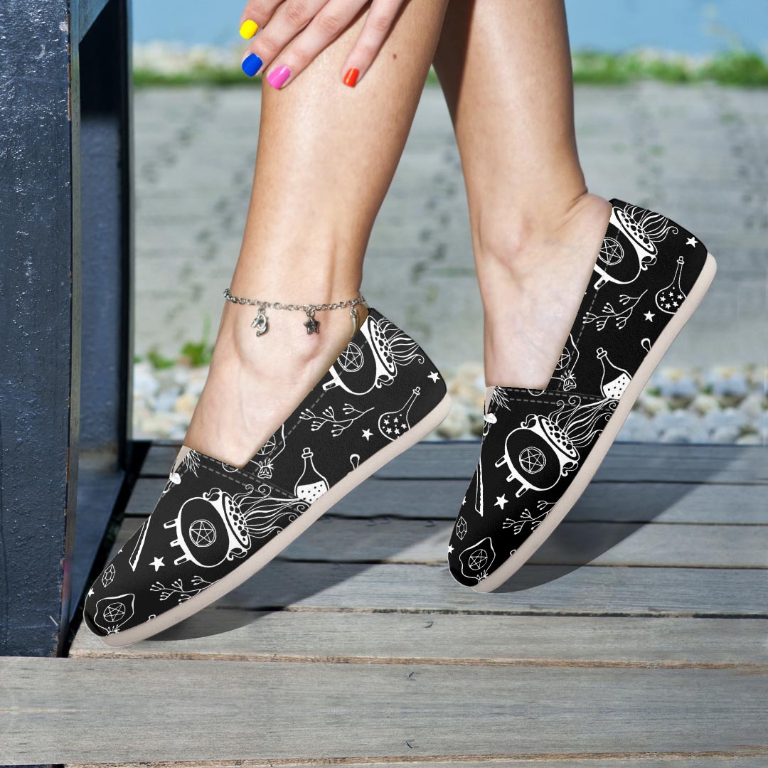 Witch Gothic Canvas Shoes-grizzshop