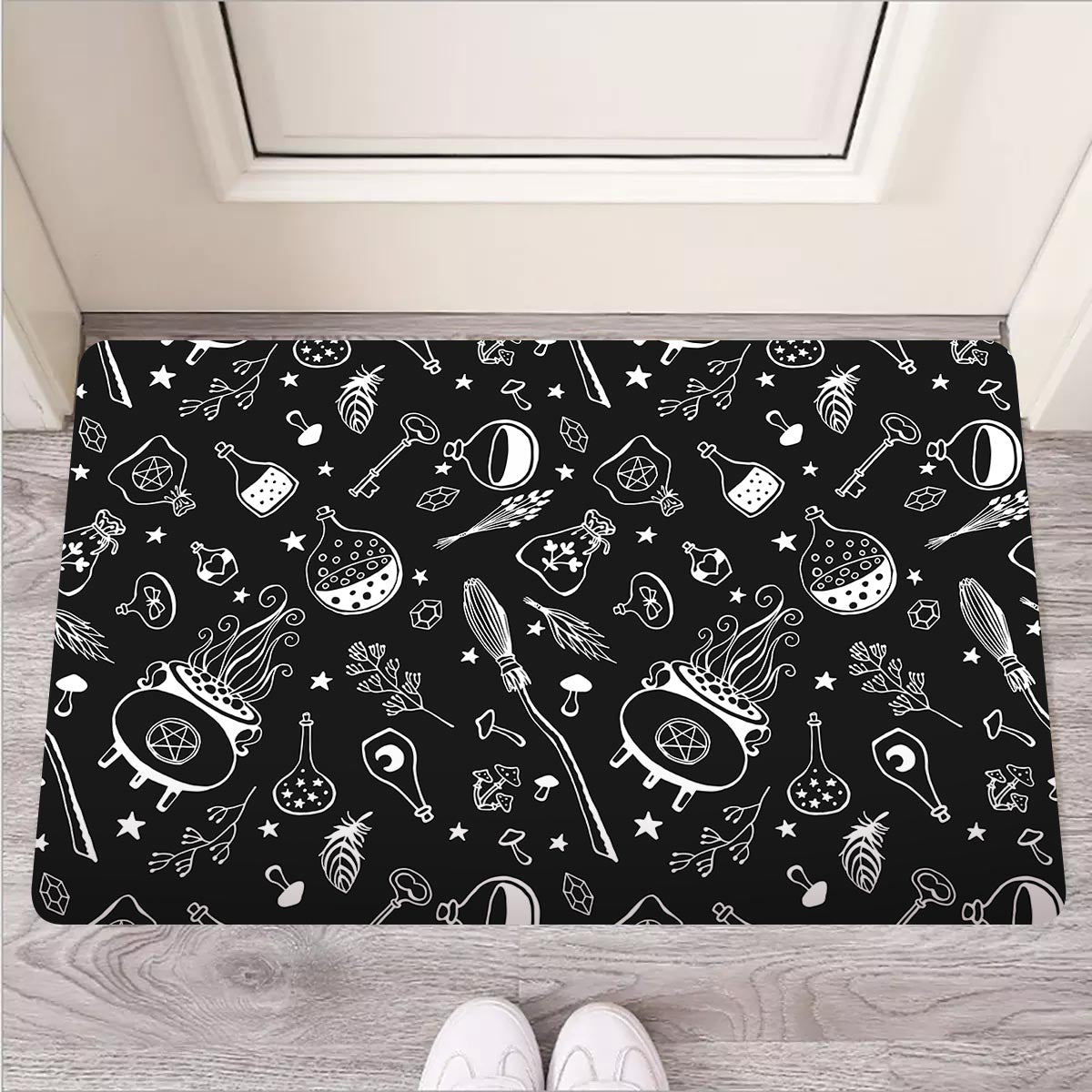 Witch Gothic Door Mat-grizzshop