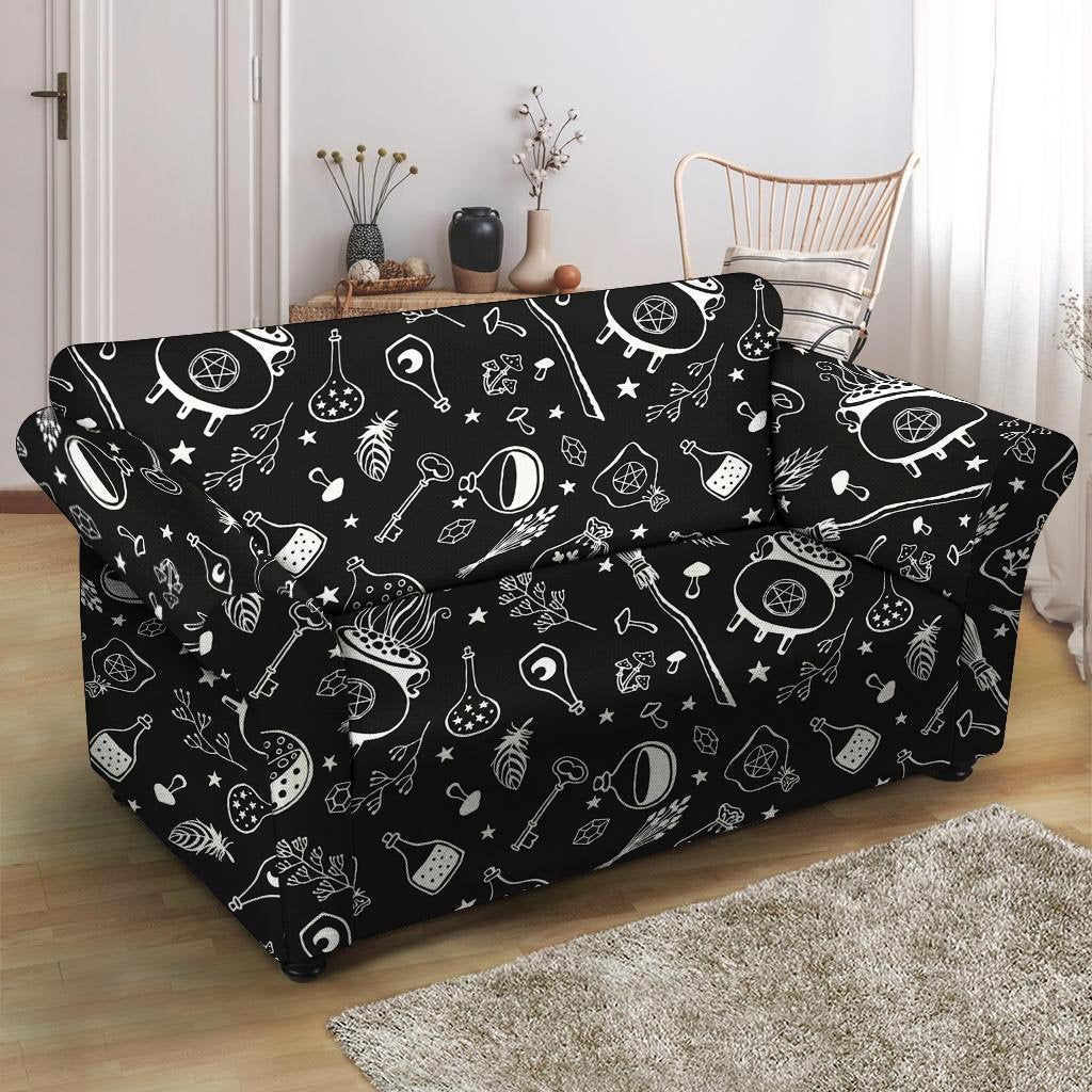 Witch Gothic Loveseat Cover-grizzshop