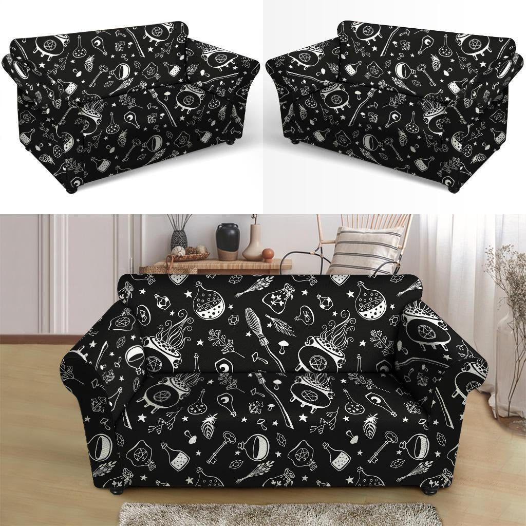 Witch Gothic Loveseat Cover-grizzshop