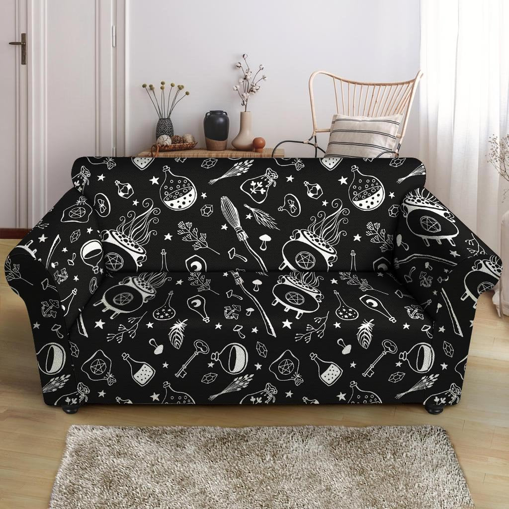 Witch Gothic Loveseat Cover-grizzshop