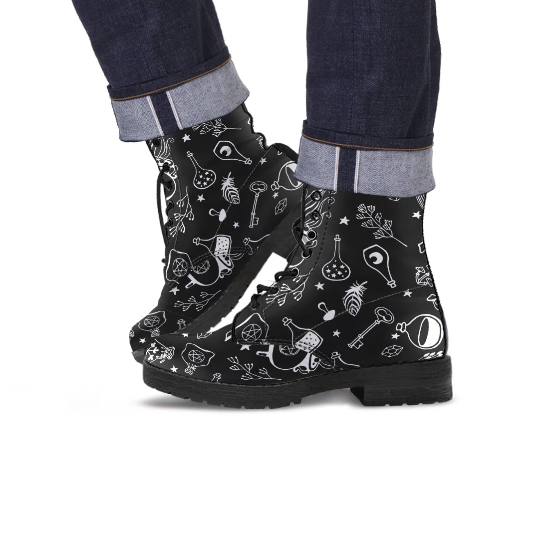 Witch Gothic Men's Boots-grizzshop