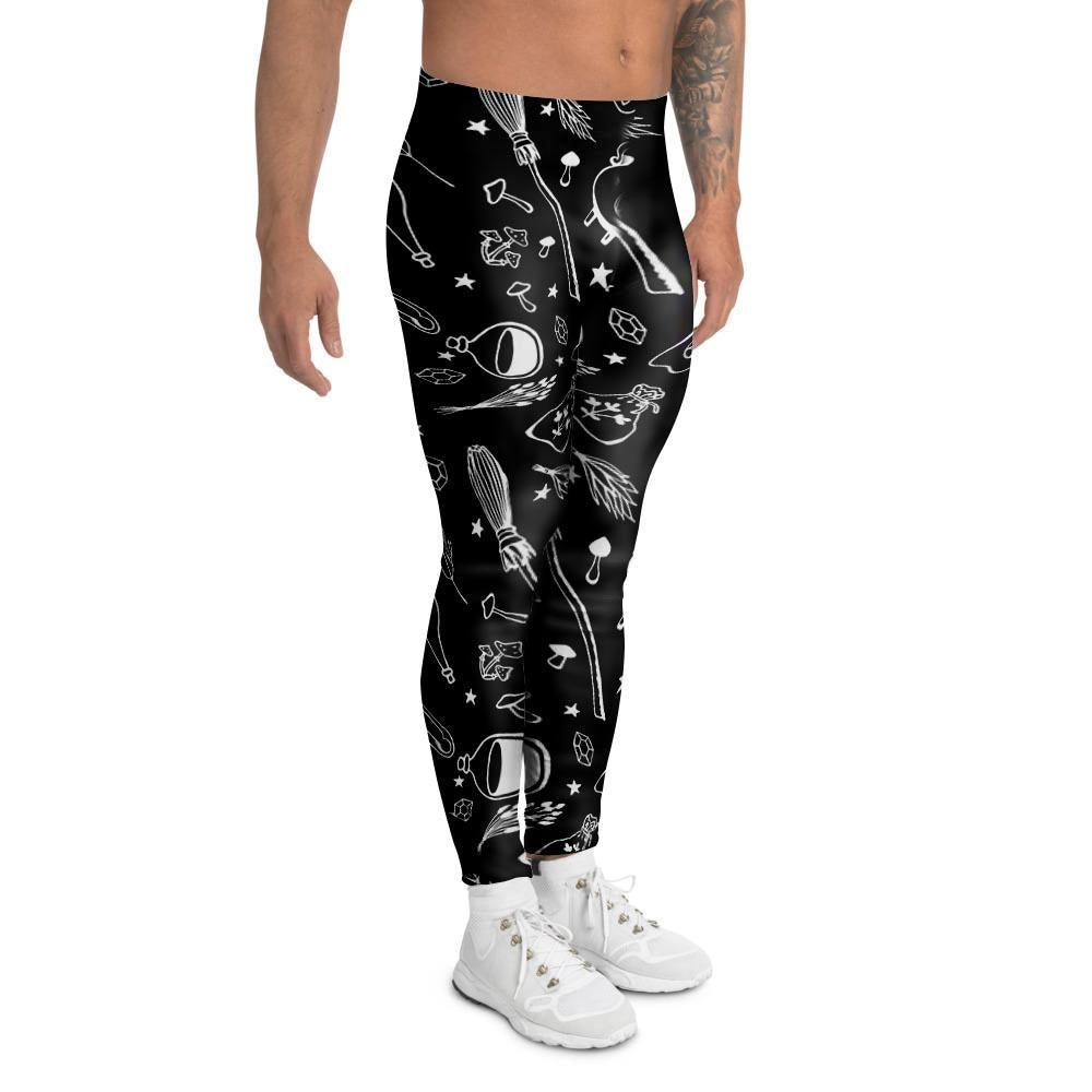 Witch Gothic Men's Leggings-grizzshop