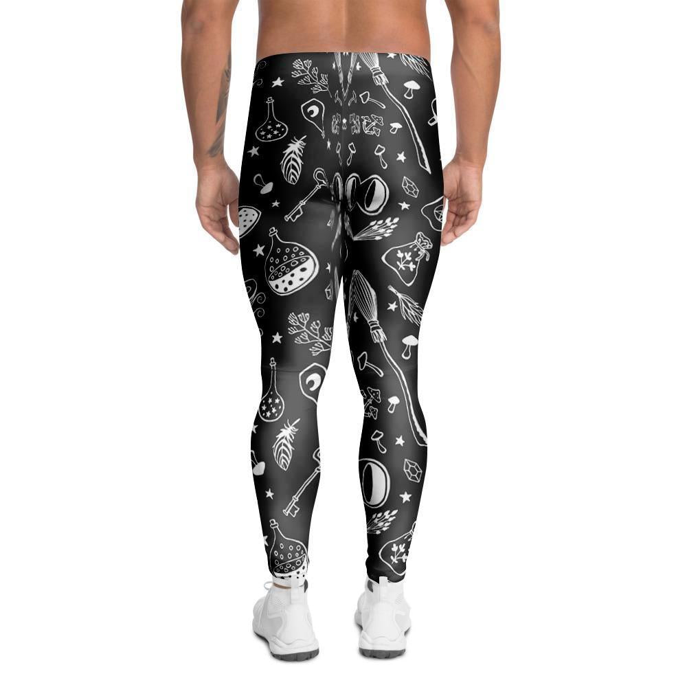 Witch Gothic Men's Leggings-grizzshop