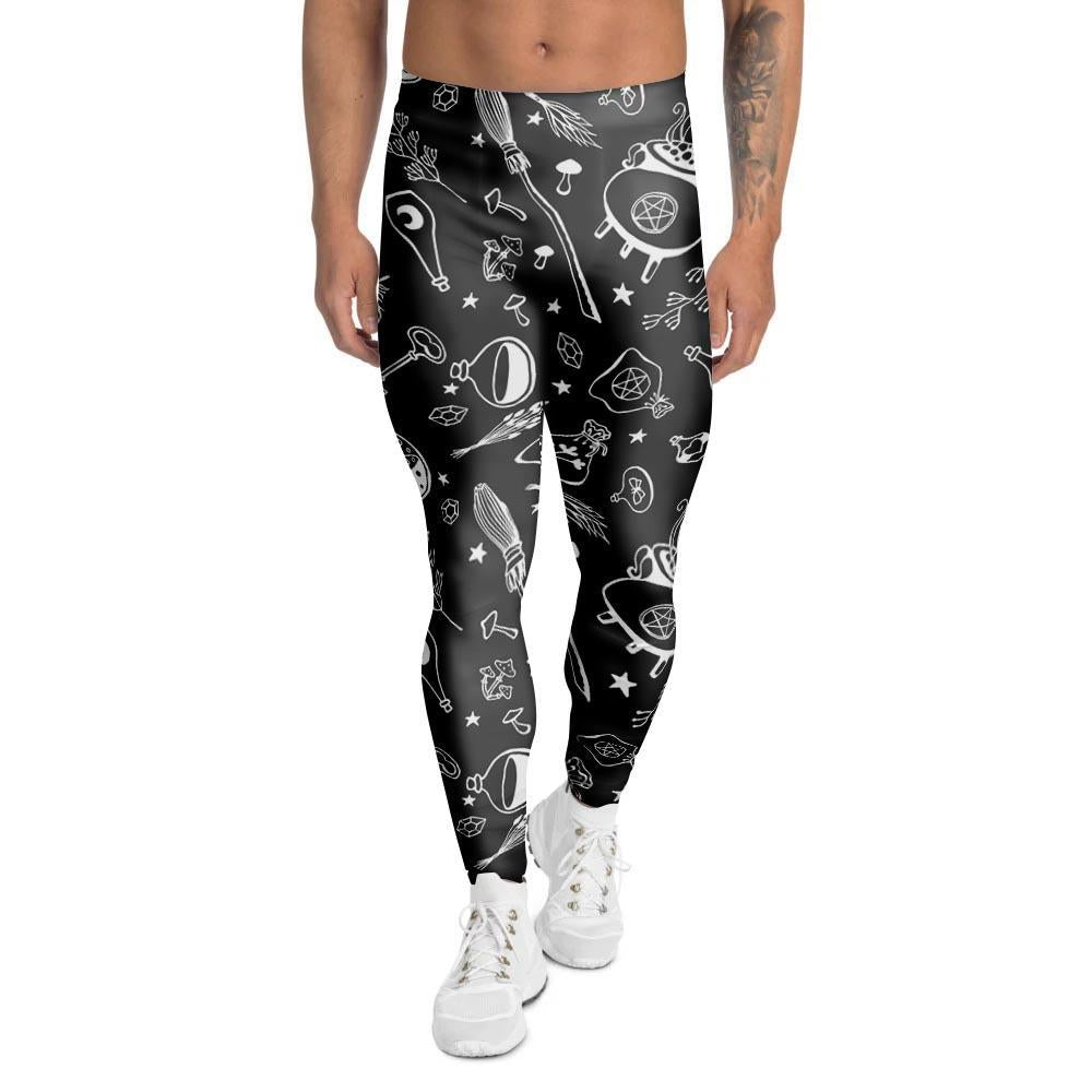 Witch Gothic Men's Leggings-grizzshop