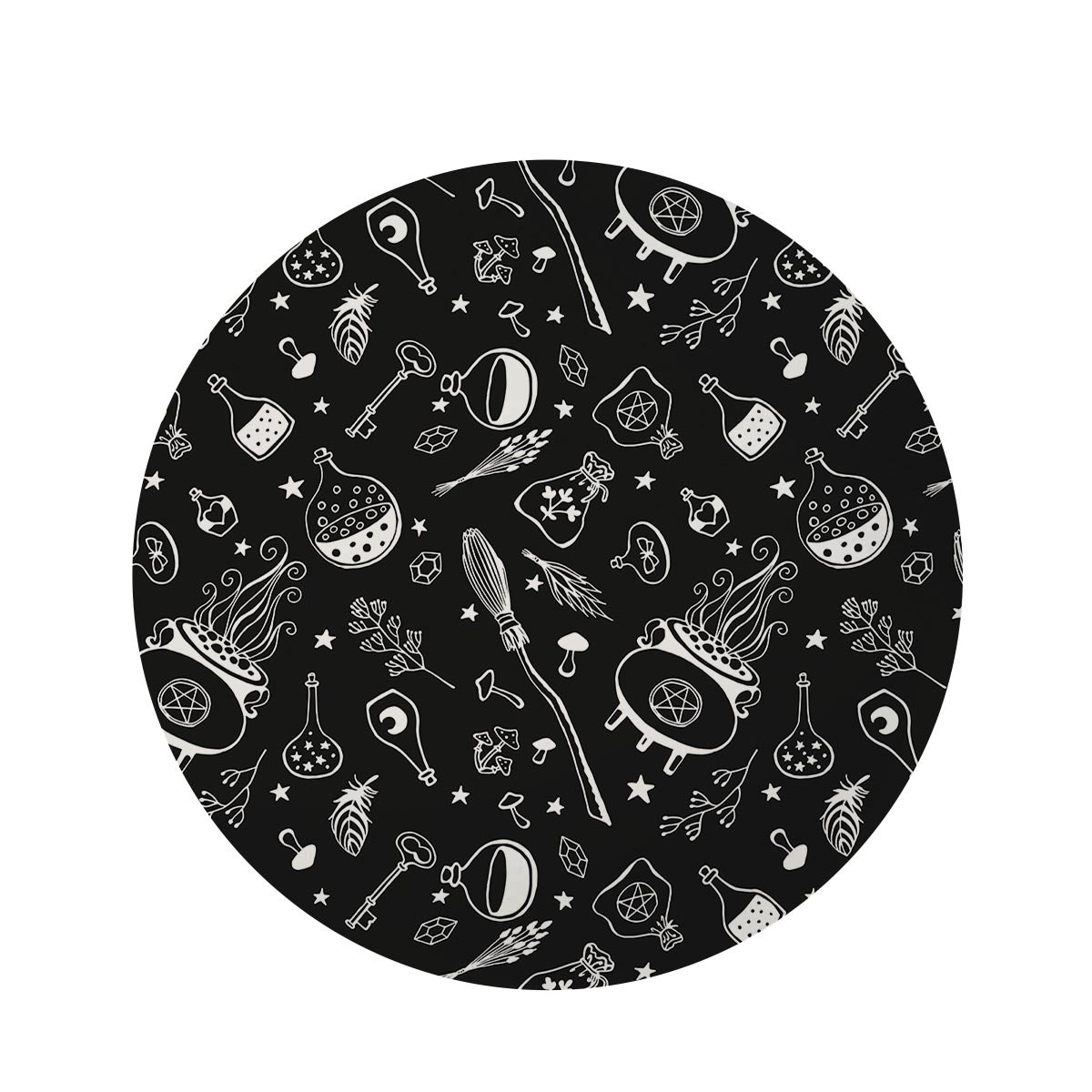 Witch Gothic Round Rug-grizzshop