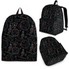 Witch Gothic Wiccan Pagan Pattern Print Premium Backpack-grizzshop