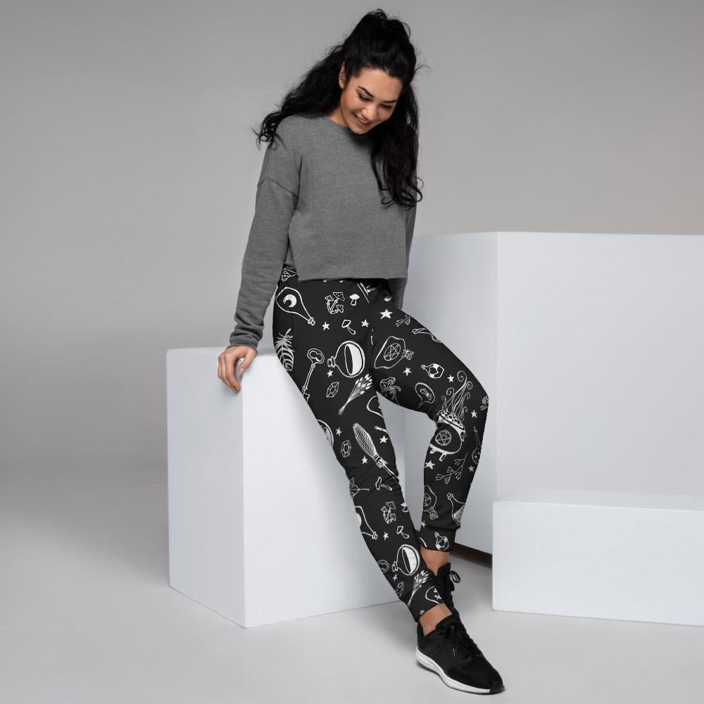 Witch Gothic Women's Joggers-grizzshop