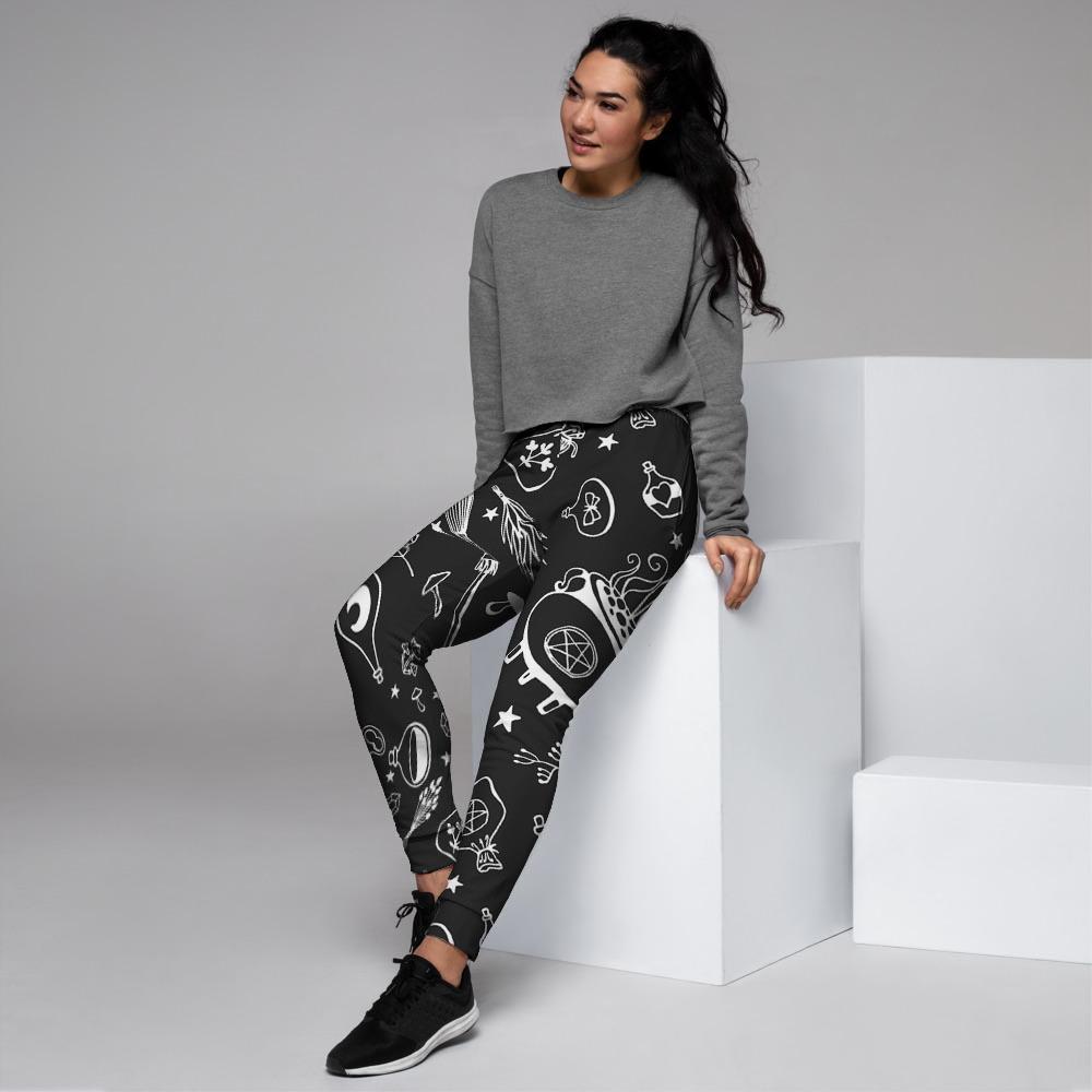 Witch Gothic Women's Joggers-grizzshop