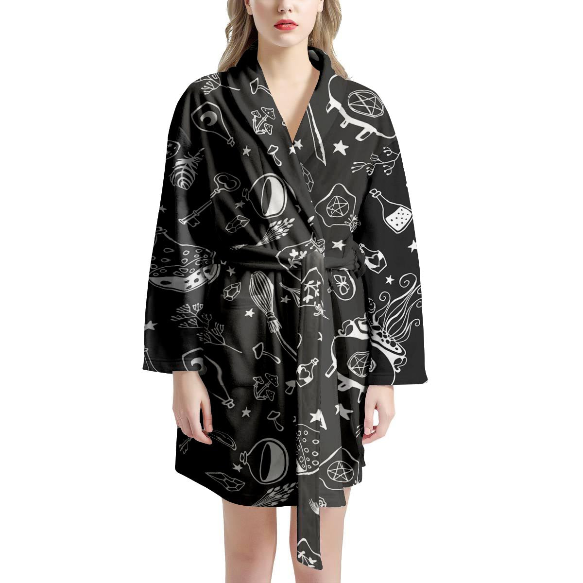 Witch Gothic Women's Robe-grizzshop