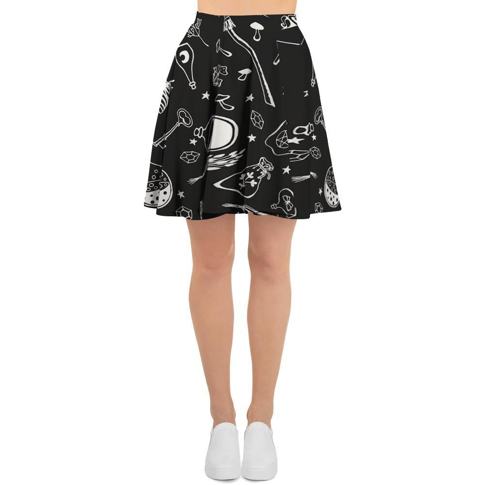 Witch Gothic Women's Skirt-grizzshop