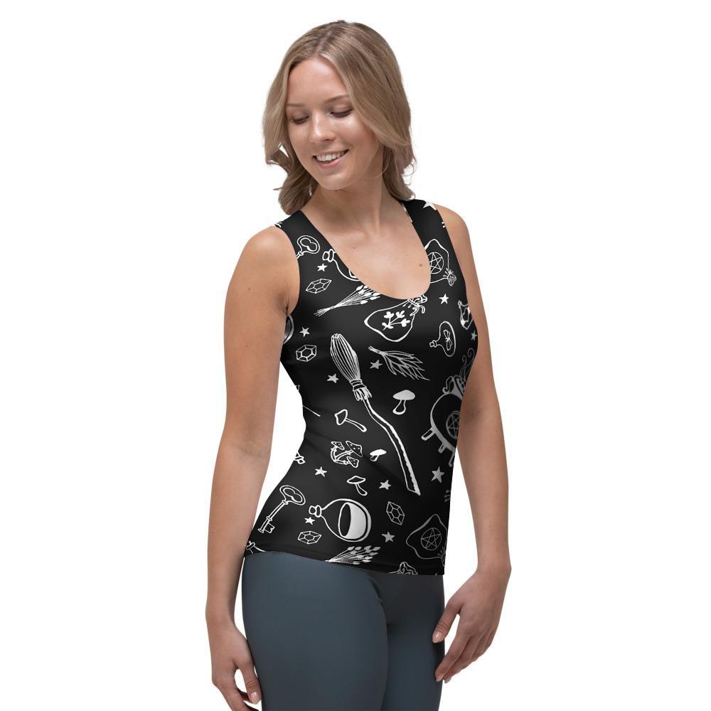 Witch Gothic Women's Tank Top-grizzshop