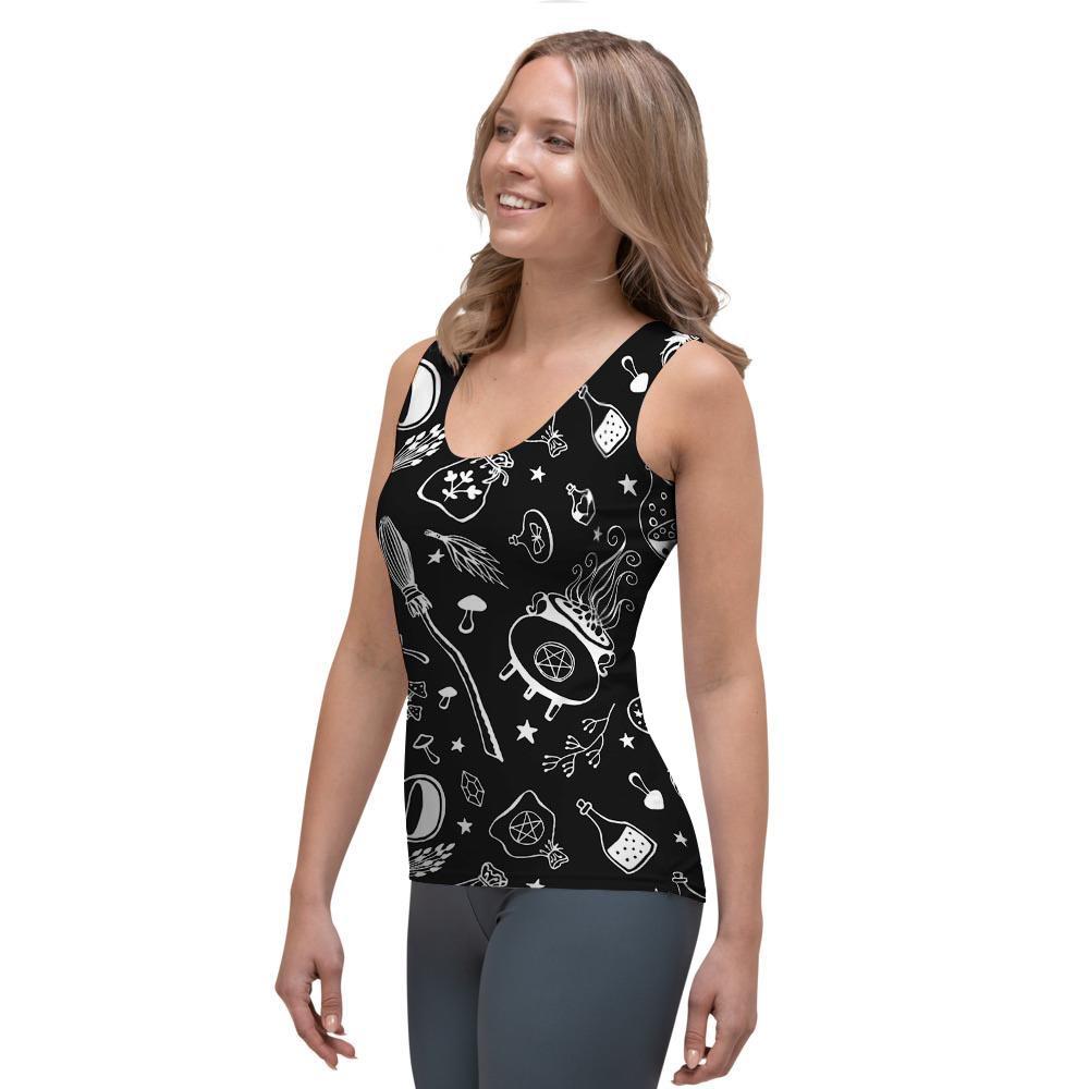Witch Gothic Women's Tank Top-grizzshop