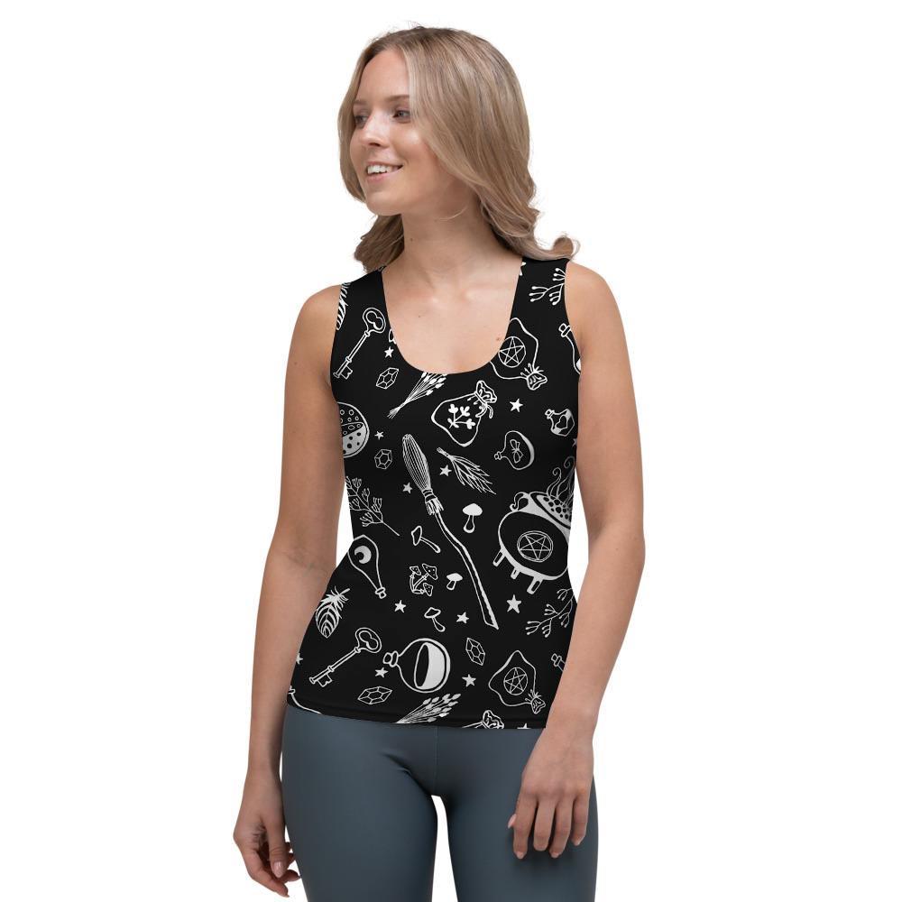 Witch Gothic Women's Tank Top-grizzshop