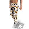 Witch Hat Halloween Print Pattern Men's Leggings-grizzshop