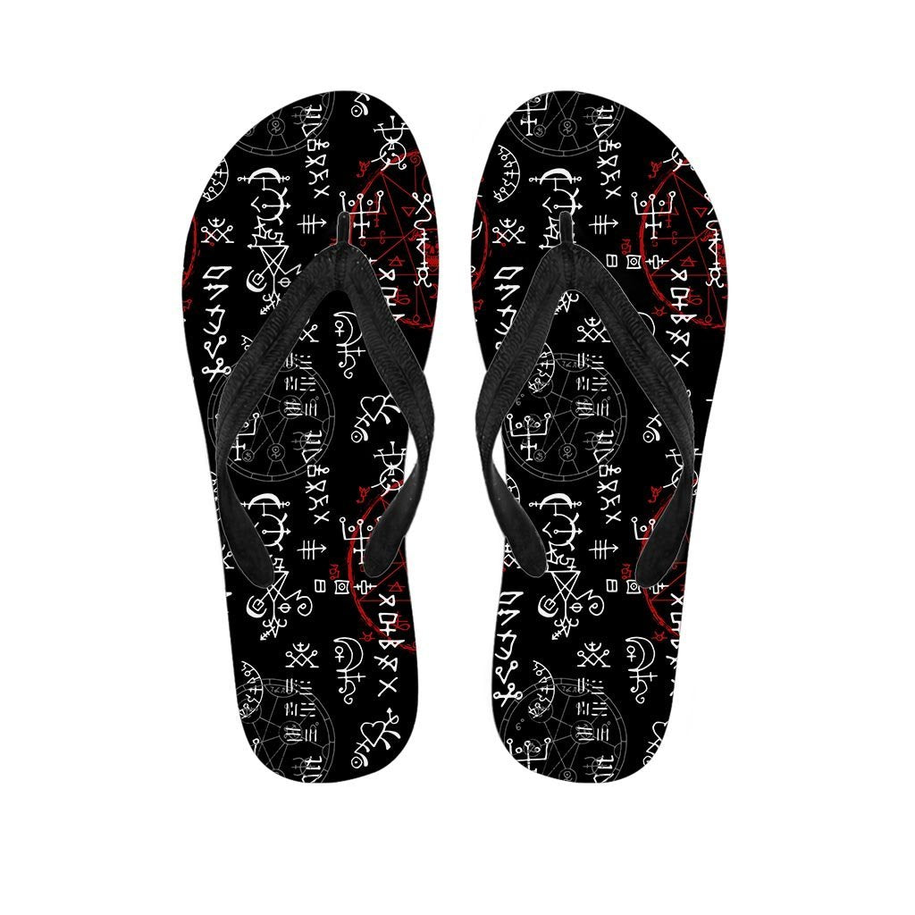 Witch Men's Flip Flops-grizzshop