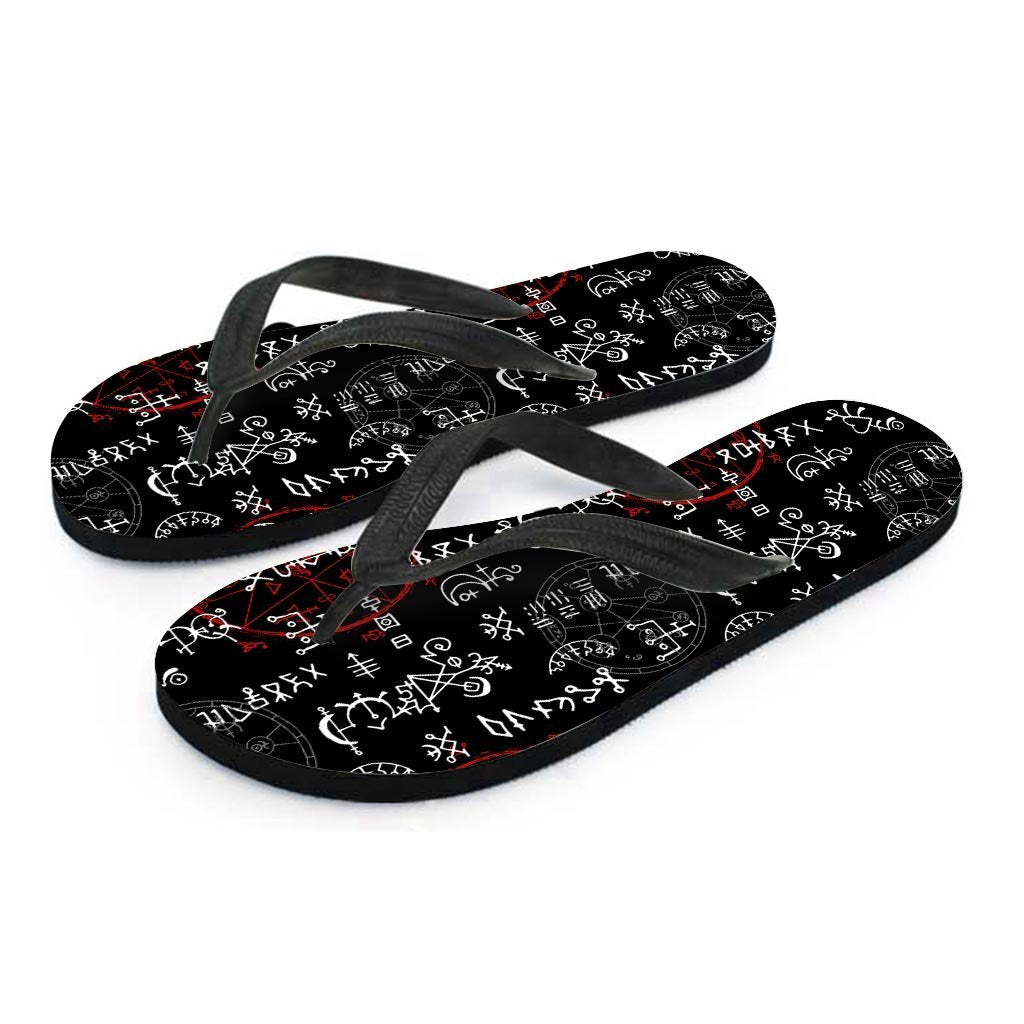 Witch Men's Flip Flops-grizzshop