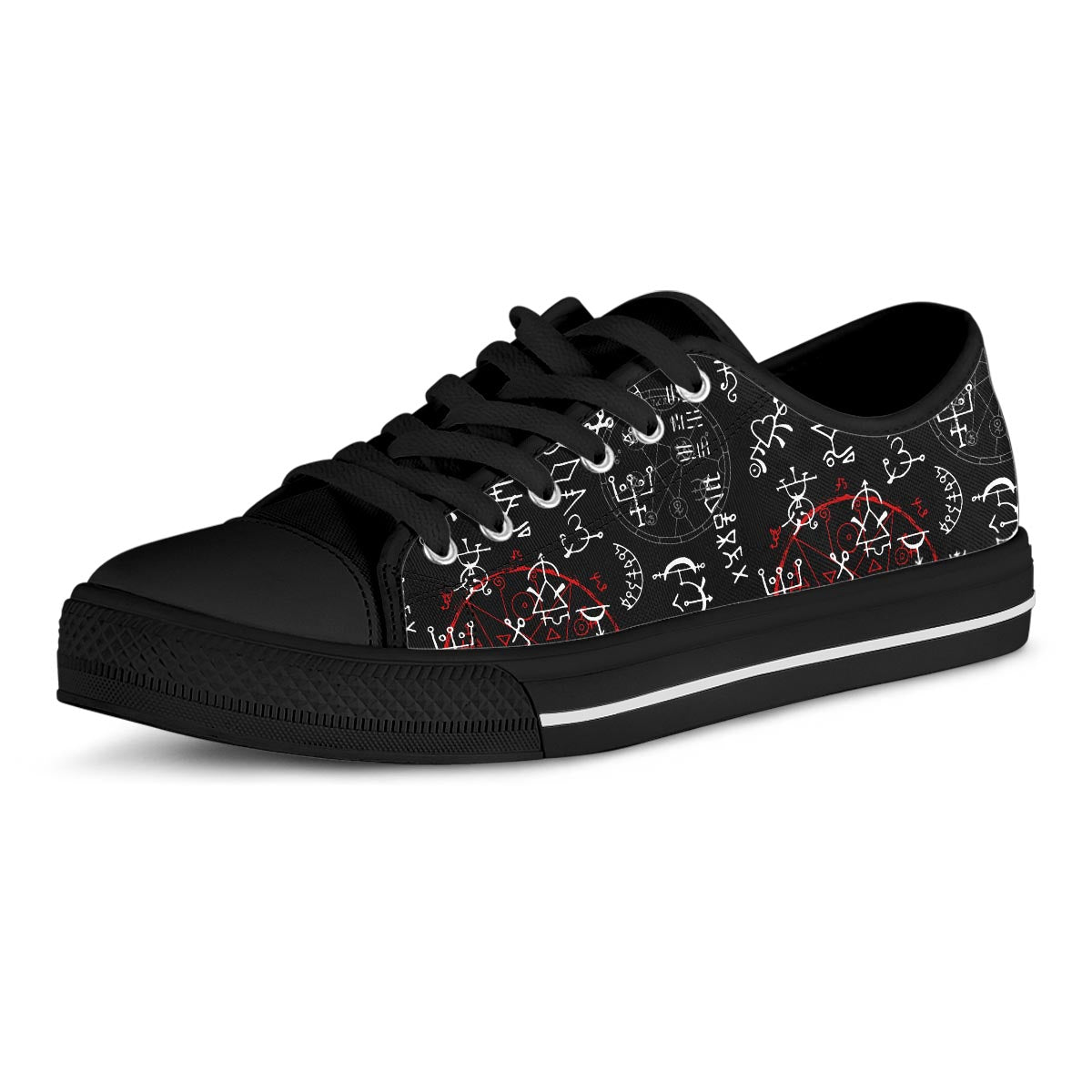 Witch Men's Low Top Shoes-grizzshop