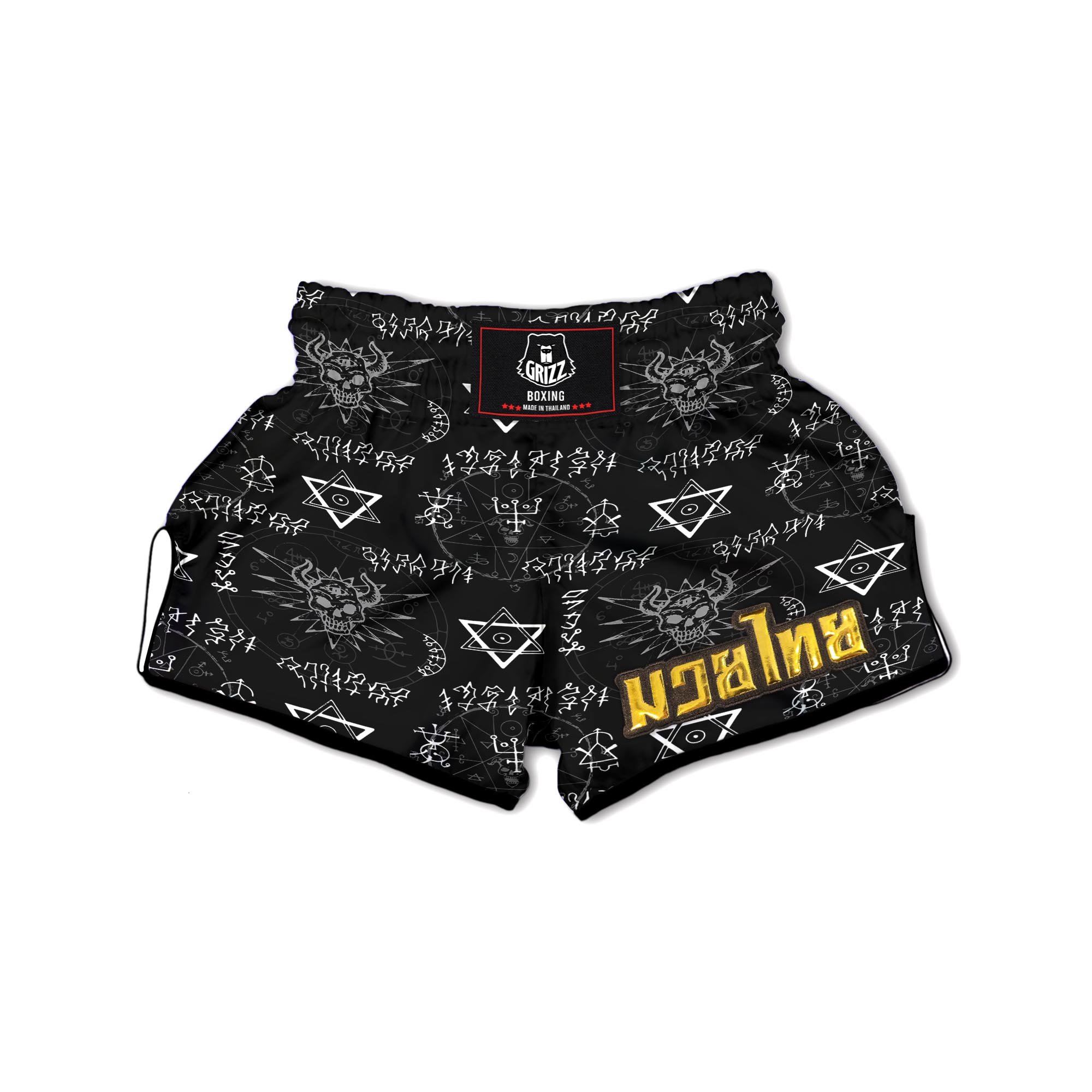 Witch Muay Thai Boxing Shorts-grizzshop