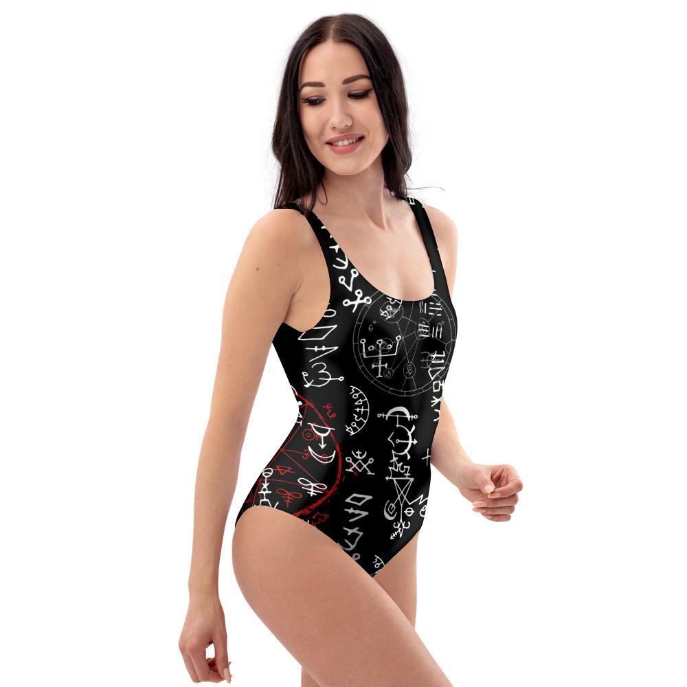 Witch One Piece Swimsuite-grizzshop