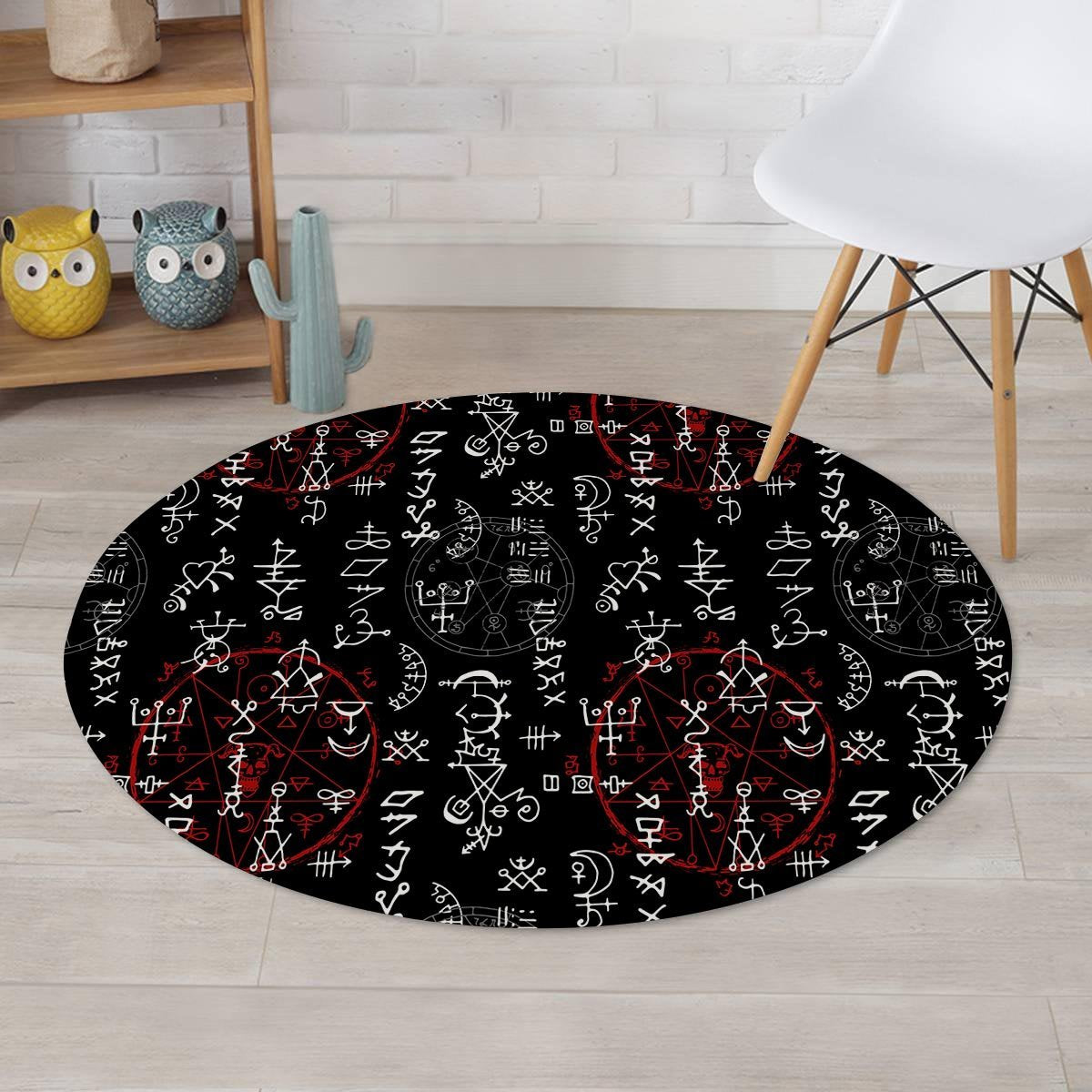 Witch Round Rug-grizzshop