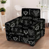 Witch Sign Print Armchair Cover-grizzshop