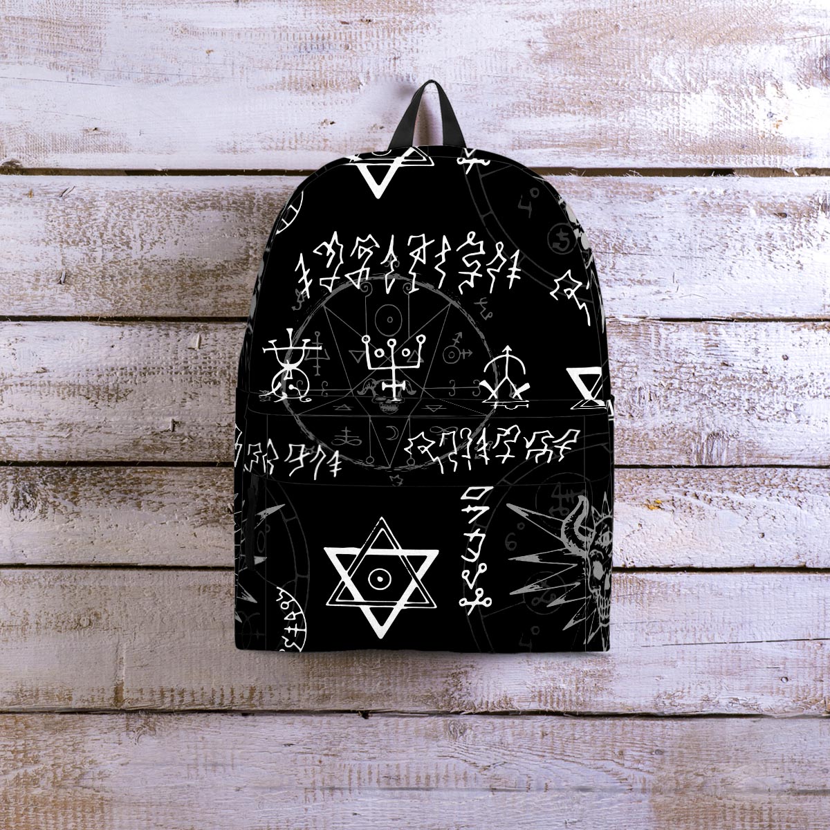 Witch Sign Print Backpack-grizzshop