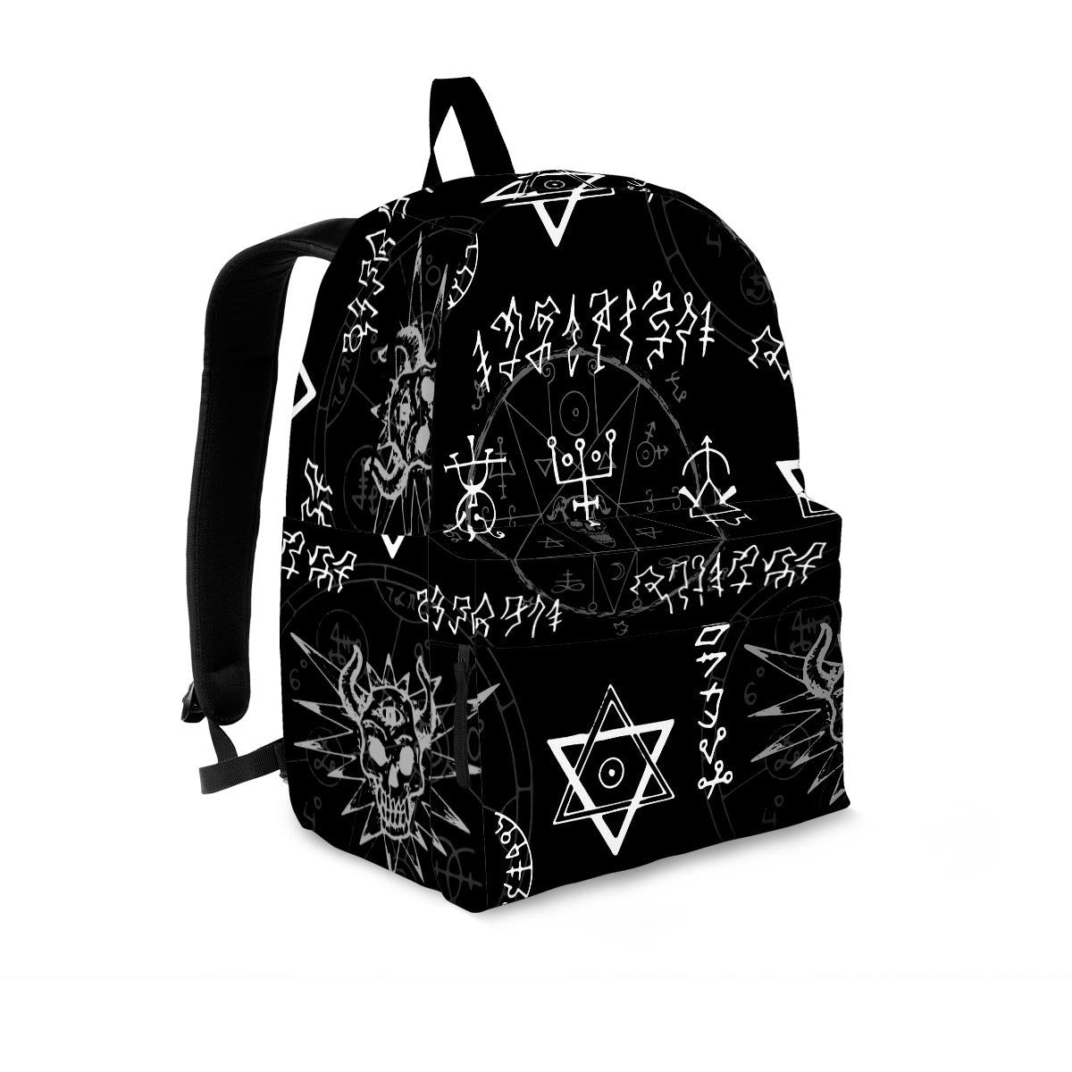 Witch Sign Print Backpack-grizzshop