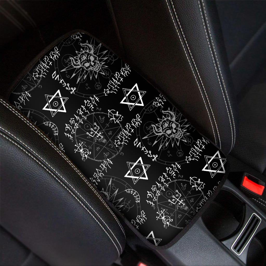 Witch Sign Print Car Console Cover-grizzshop