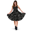 Witch Sign Print Dress-grizzshop