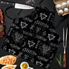 Witch Sign Print Men's Apron-grizzshop